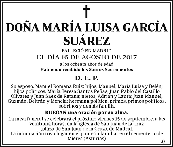 María Luisa García Suárez